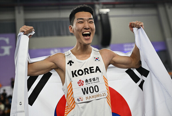 스마일점퍼 우상혁, 전국체전 '10번째' 금메달 획득으로 정상 차지 썸네일 이미지