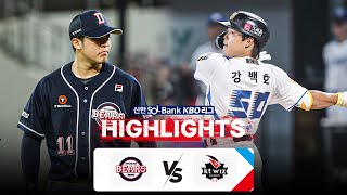 KT vs 두산 경기 하이라이트 이미지