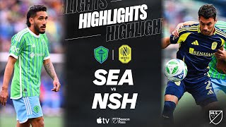시애틀 사운더스 FC vs 내슈빌 SC 경기 하이라이트 이미지