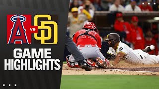 샌디에이고 vs LA엔젤스 경기 하이라이트 이미지