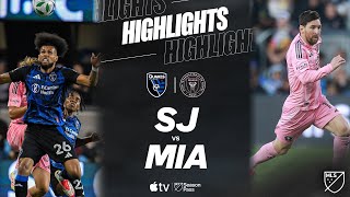 산호세 어스퀘이크스 vs 인터 마이애미 CF 경기 하이라이트 이미지