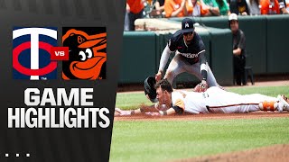 볼티모어 vs 미네소타 경기 하이라이트 이미지