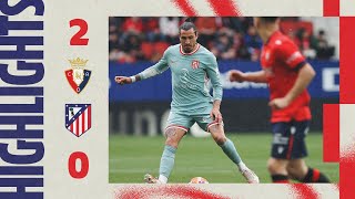CA 오사수나 vs 아틀레티코 마드리드 경기 하이라이트 이미지