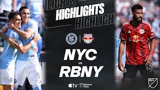 뉴욕 시티 FC vs 뉴욕 레드불스 경기 하이라이트 이미지
