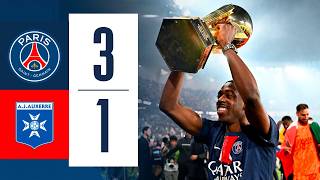 파리 생제르맹 FC vs AJ 오세르 경기 하이라이트 이미지