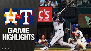 텍사스 vs 휴스턴 경기 하이라이트 이미지