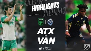 오스틴 FC vs 밴쿠버 화이트캡스 FC 경기 하이라이트 이미지