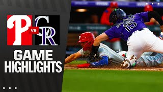 콜로라도 vs 필라델피아 경기 하이라이트 이미지