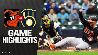 밀워키 vs 볼티모어 경기 하이라이트 이미지