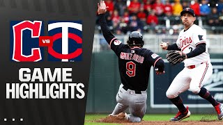 미네소타 vs 클리블랜드 (DH-2) 경기 하이라이트 이미지