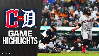 디트로이트 vs 클리블랜드 경기 하이라이트 이미지