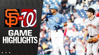 워싱턴 vs 샌프란시스코 경기 하이라이트 이미지