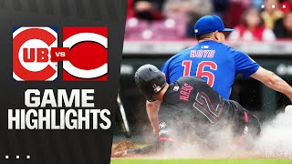 신시내티 vs 시카고컵스 경기 하이라이트 이미지