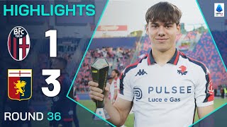 볼로냐 FC 1909 vs 제노아 CFC 경기 하이라이트 이미지