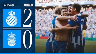 RCD 에스파뇰 vs UD 라스팔마스 경기 하이라이트 이미지