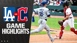 클리블랜드 vs LA다저스 경기 하이라이트 이미지