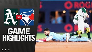 토론토 vs 애슬레틱스 경기 하이라이트 이미지