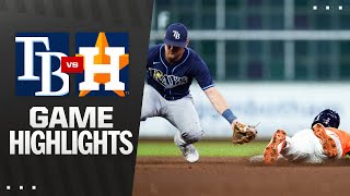 휴스턴 vs 탬파베이 경기 하이라이트 이미지