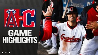 클리블랜드 vs LA엔젤스 경기 하이라이트 이미지