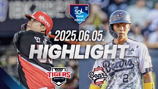 두산 vs KIA 경기 하이라이트 이미지