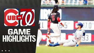 워싱턴 vs 시카고컵스 경기 하이라이트 이미지