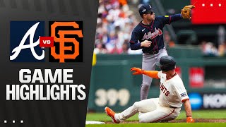 샌프란시스코 vs 애틀랜타 경기 하이라이트 이미지