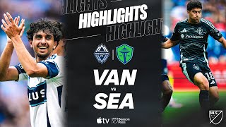밴쿠버 화이트캡스 FC vs 시애틀 사운더스 FC 경기 하이라이트 이미지