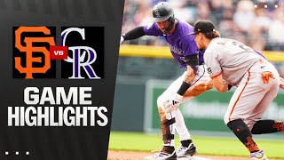 콜로라도 vs 샌프란시스코 경기 하이라이트 이미지
