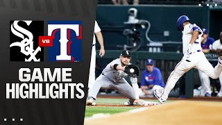 텍사스 vs 시카고화이트삭스 경기 하이라이트 이미지