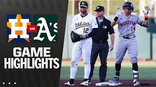 애슬레틱스 vs 휴스턴 경기 하이라이트 이미지