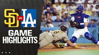 LA다저스 vs 샌디에이고 경기 하이라이트 이미지