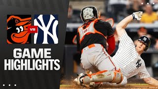 뉴욕양키스 vs 볼티모어 경기 하이라이트 이미지