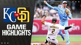 샌디에이고 vs 캔자스시티 경기 하이라이트 이미지