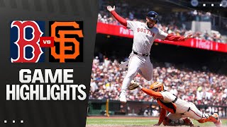 샌프란시스코 vs 보스턴 경기 하이라이트 이미지