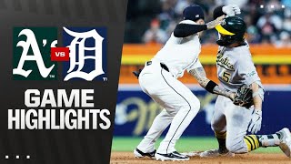 디트로이트 vs 애슬레틱스 경기 하이라이트 이미지