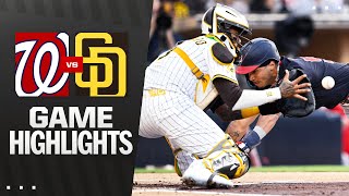 샌디에이고 vs 워싱턴 경기 하이라이트 이미지