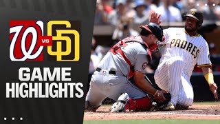 샌디에이고 vs 워싱턴 경기 하이라이트 이미지