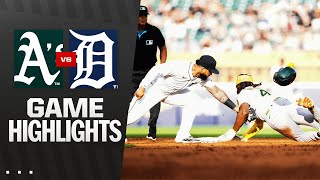 디트로이트 vs 애슬레틱스 경기 하이라이트 이미지
