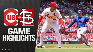 세인트루이스 vs 시카고컵스 경기 하이라이트 이미지