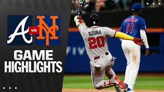 뉴욕메츠 vs 애틀랜타 경기 하이라이트 이미지