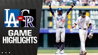 콜로라도 vs LA다저스 경기 하이라이트 이미지
