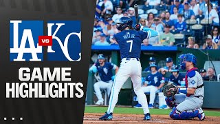 캔자스시티 vs LA다저스 경기 하이라이트 이미지