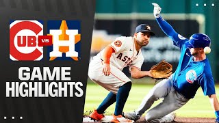 휴스턴 vs 시카고컵스 경기 하이라이트 이미지