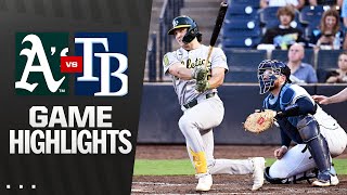 탬파베이 vs 애슬레틱스 경기 하이라이트 이미지
