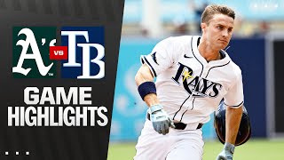 탬파베이 vs 애슬레틱스 경기 하이라이트 이미지