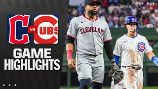 시카고컵스 vs 클리블랜드 경기 하이라이트 이미지