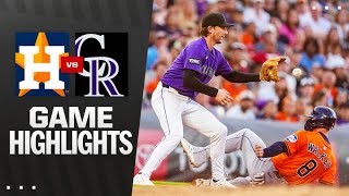 콜로라도 vs 휴스턴 경기 하이라이트 이미지