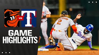 텍사스 vs 볼티모어 경기 하이라이트 이미지