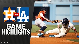 LA다저스 vs 휴스턴 경기 하이라이트 이미지