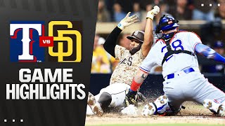 샌디에이고 vs 텍사스 경기 하이라이트 이미지